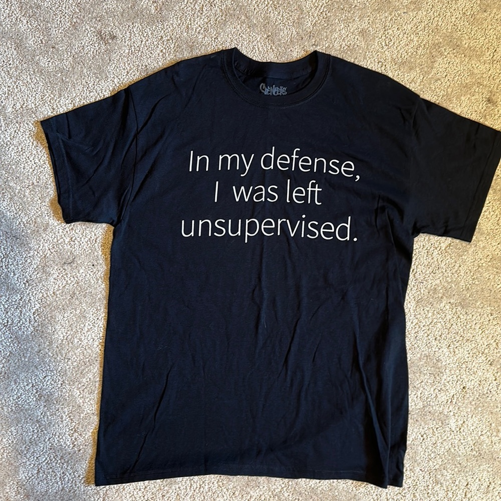 In My Defense Black T-Shirt